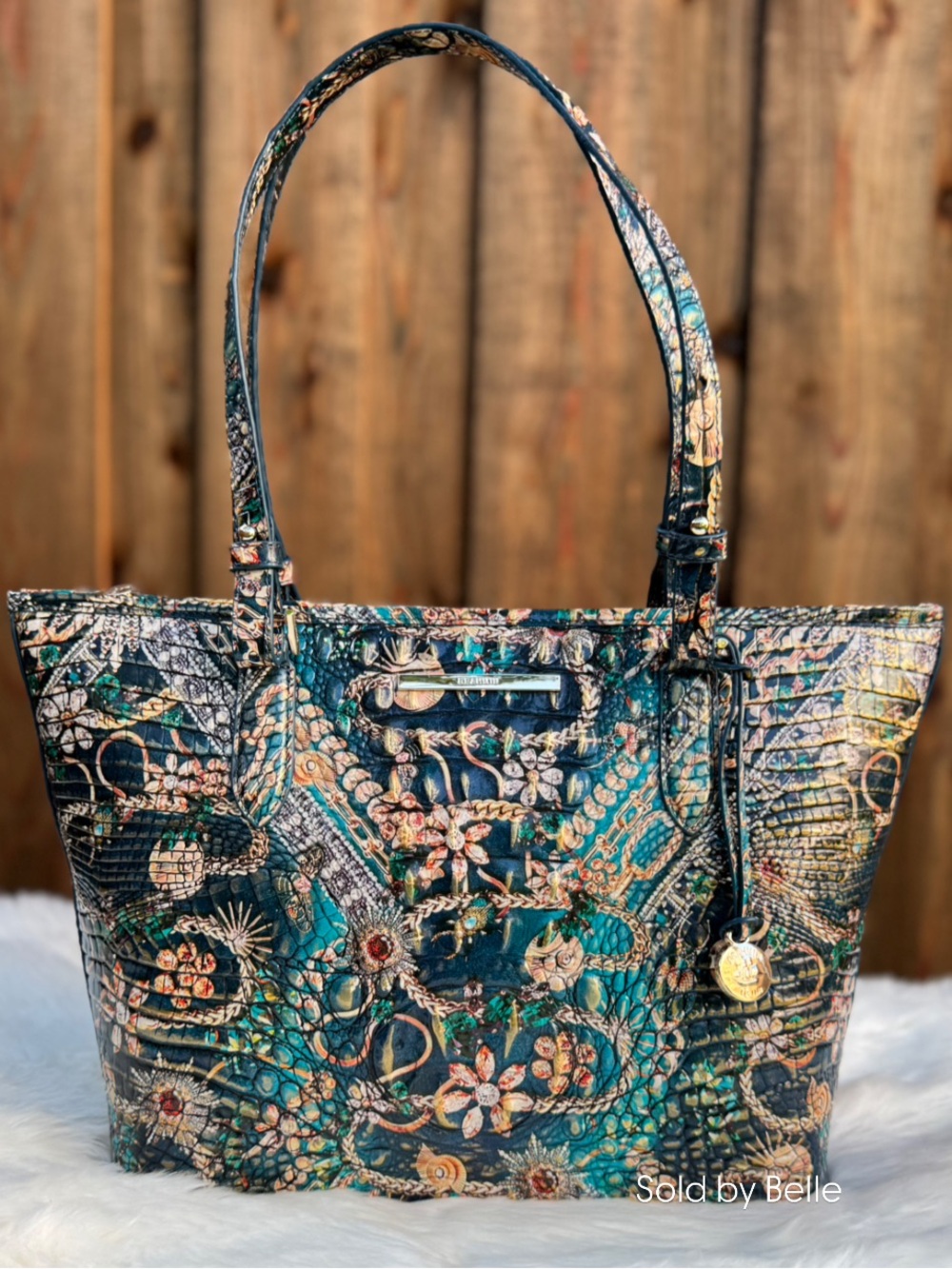 NWT Brahmin Medium Asher Bejeweled Melbourne Purse